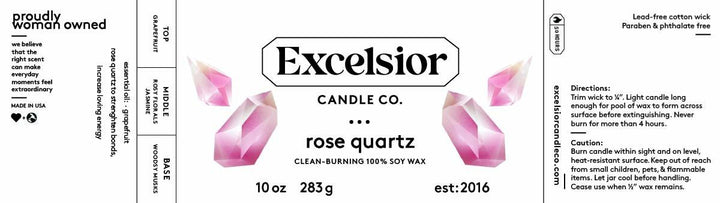 Rose Quartz Soy Candle