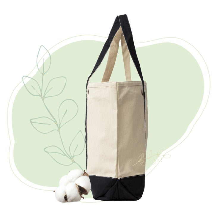 Extra Large Organic Zip Top Canvas Tote