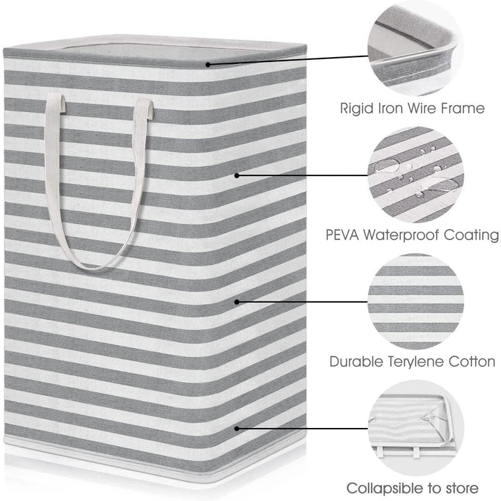 Large Foldable Laundry Basket—75L