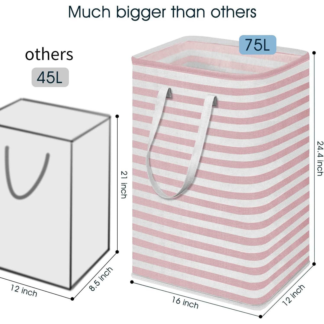 Large Foldable Laundry Basket—75L