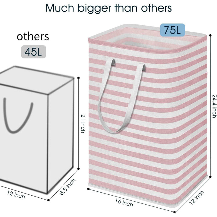 Large Foldable Laundry Basket—75L