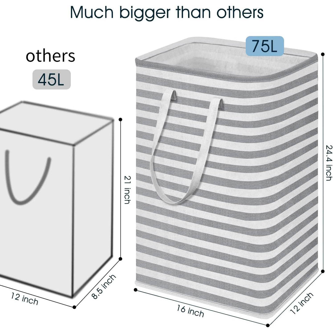 Large Foldable Laundry Basket—75L