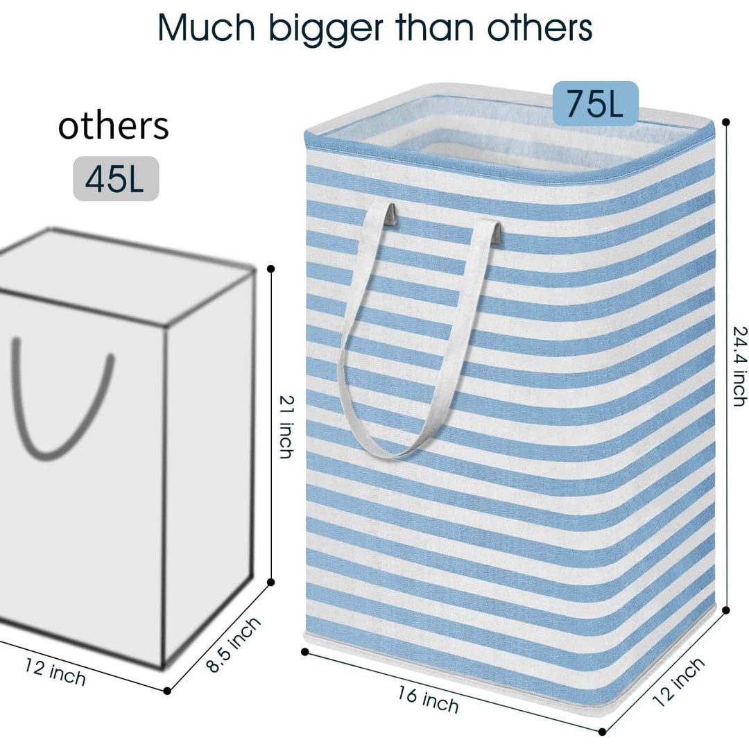 Large Foldable Laundry Basket—75L