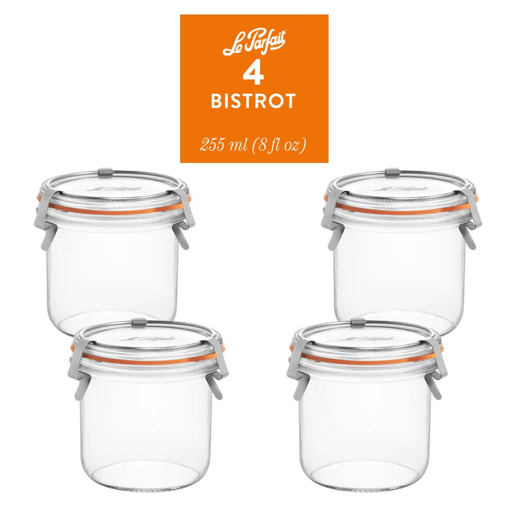 Le Parfait Bistrot Glass Jars – Elegant Clip‑Top Preservation Jars