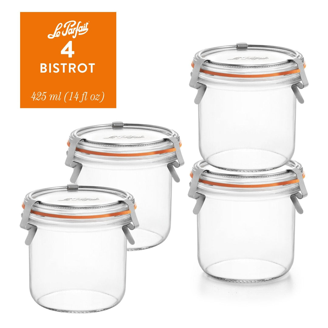 Le Parfait Bistrot Glass Jars – Elegant Clip‑Top Preservation Jars