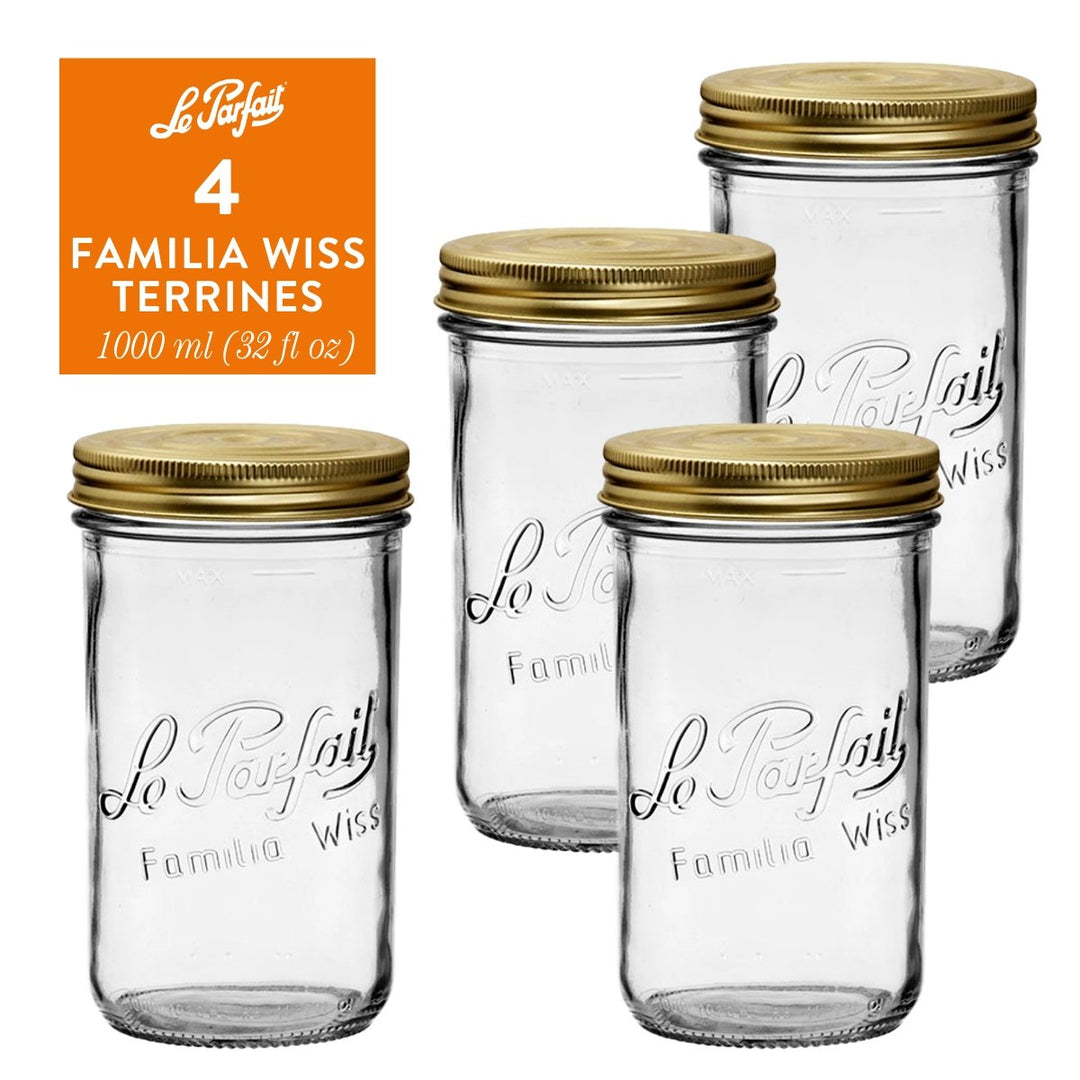 Le Parfait Familia Wiss Preserving Jars
