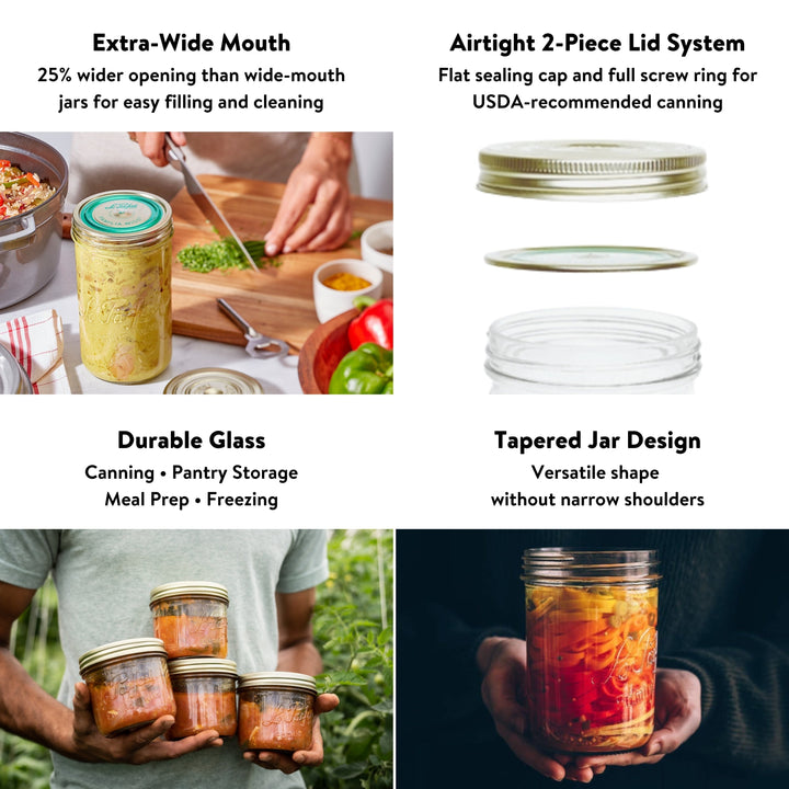 Le Parfait Familia Wiss Preserving Jars