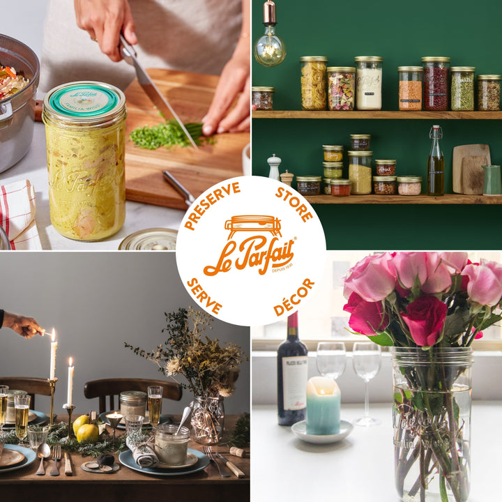 Le Parfait Familia Wiss Preserving Jars