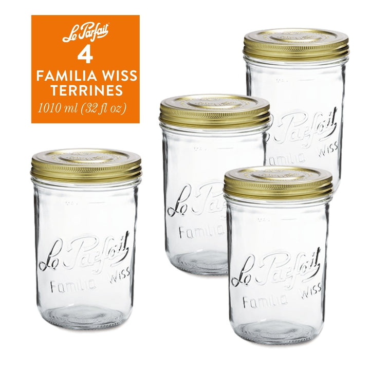 Le Parfait Familia Wiss Preserving Jars