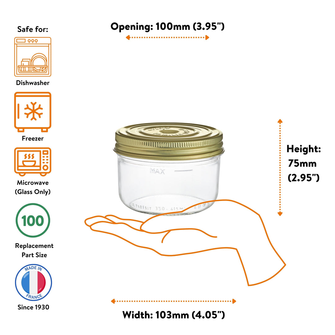 Le Parfait Familia Wiss Preserving Jars