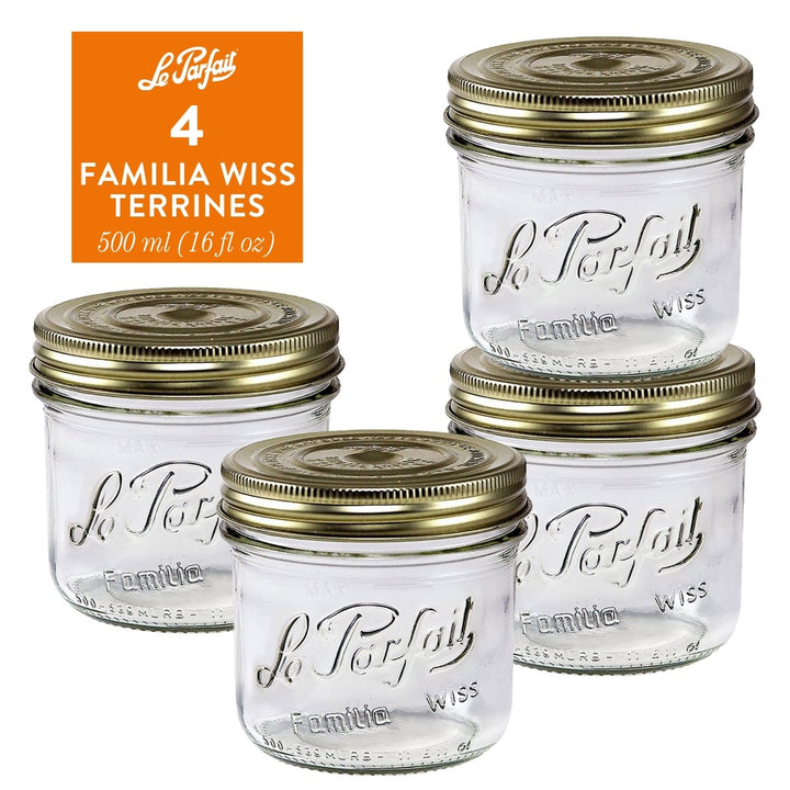 Le Parfait Familia Wiss Preserving Jars