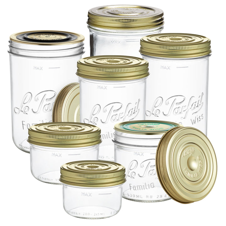 Le Parfait Familia Wiss Preserving Jars