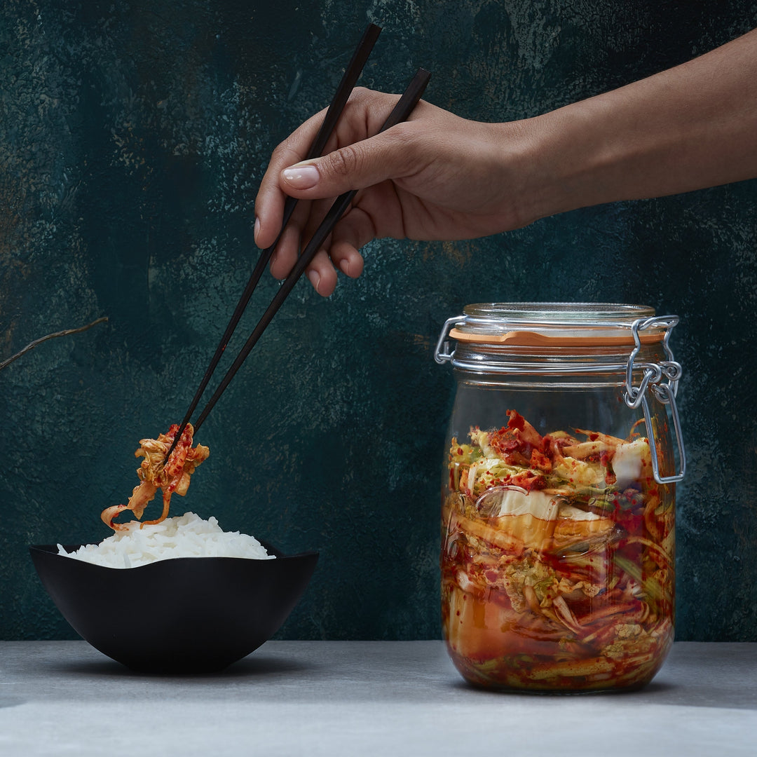 Le Parfait Super Jars with Clip‑Top Lids