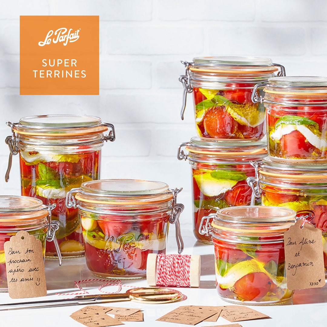 Le Parfait Straight‑Sided Super Jars
