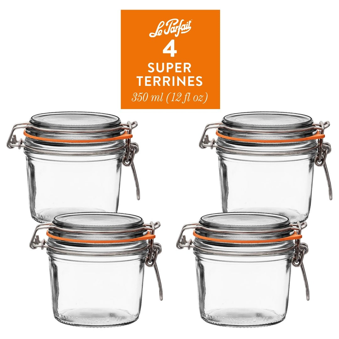Le Parfait Straight‑Sided Super Jars