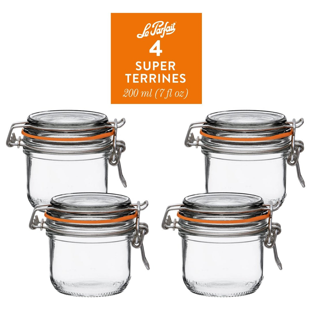 Le Parfait Straight‑Sided Super Jars
