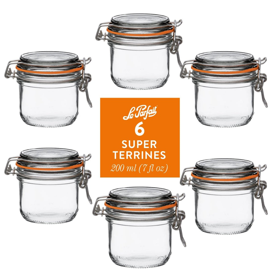 Le Parfait Straight‑Sided Super Jars