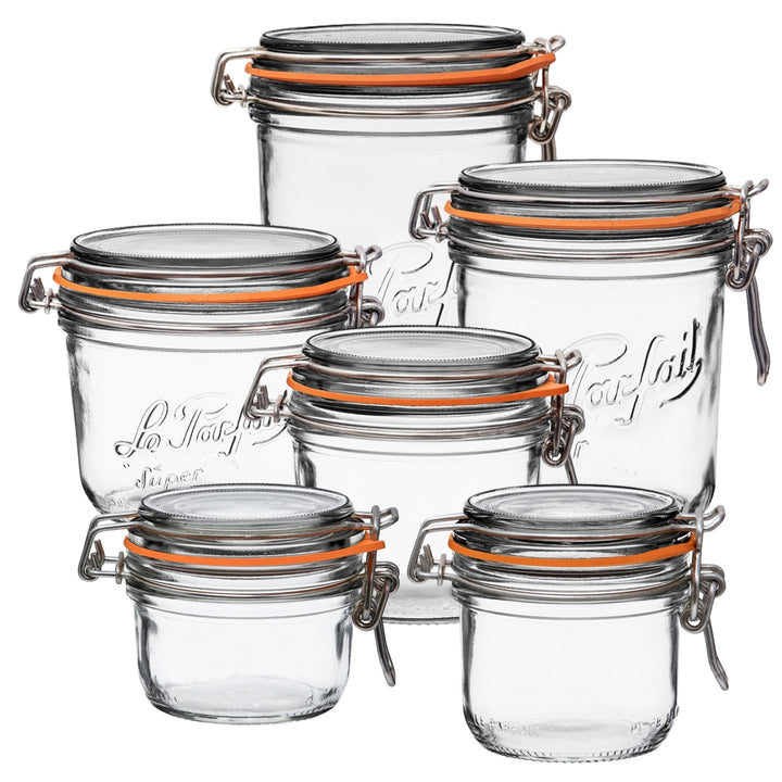 Le Parfait Straight‑Sided Super Jars