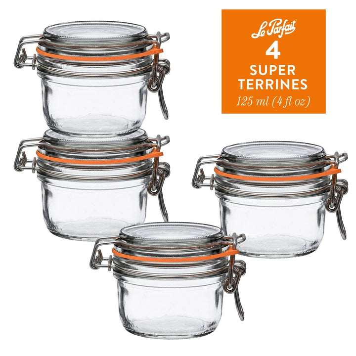 Le Parfait Straight‑Sided Super Jars