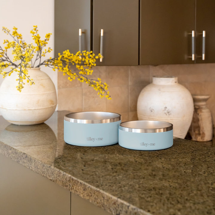 Tilley + Me Stainless Steel Pet Bowl (32 oz and 64 oz)