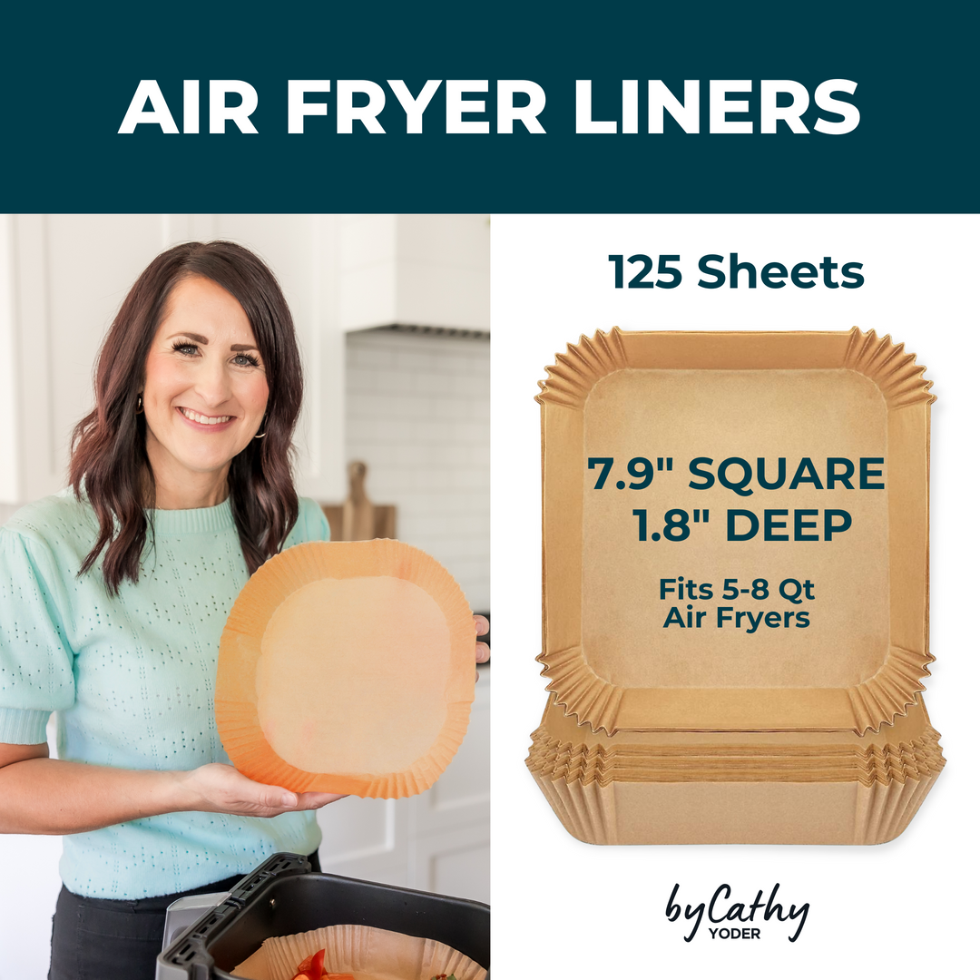 Air Fryer Parchment Liners — Square, Pack of 125