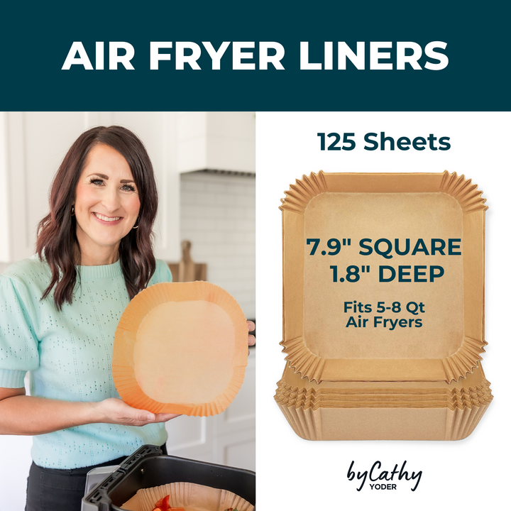Air Fryer Parchment Liners — Square, Pack of 125