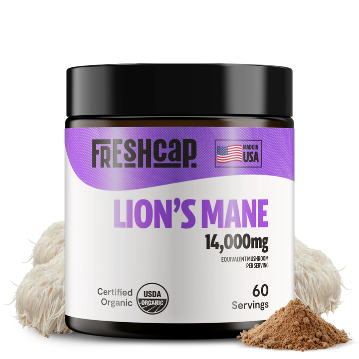 Back label view of lion&