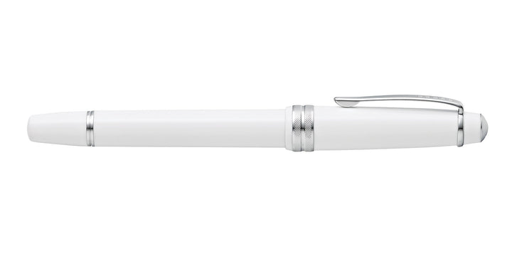 Bailey Light™ Polished White Resin Medium Nib Fountain Pen