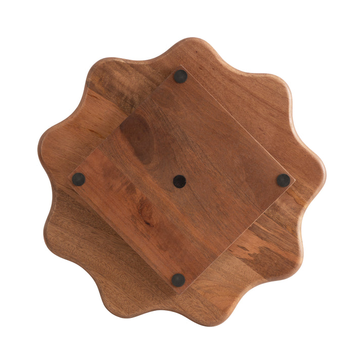 Alezar Wood Lazy Susan Tray