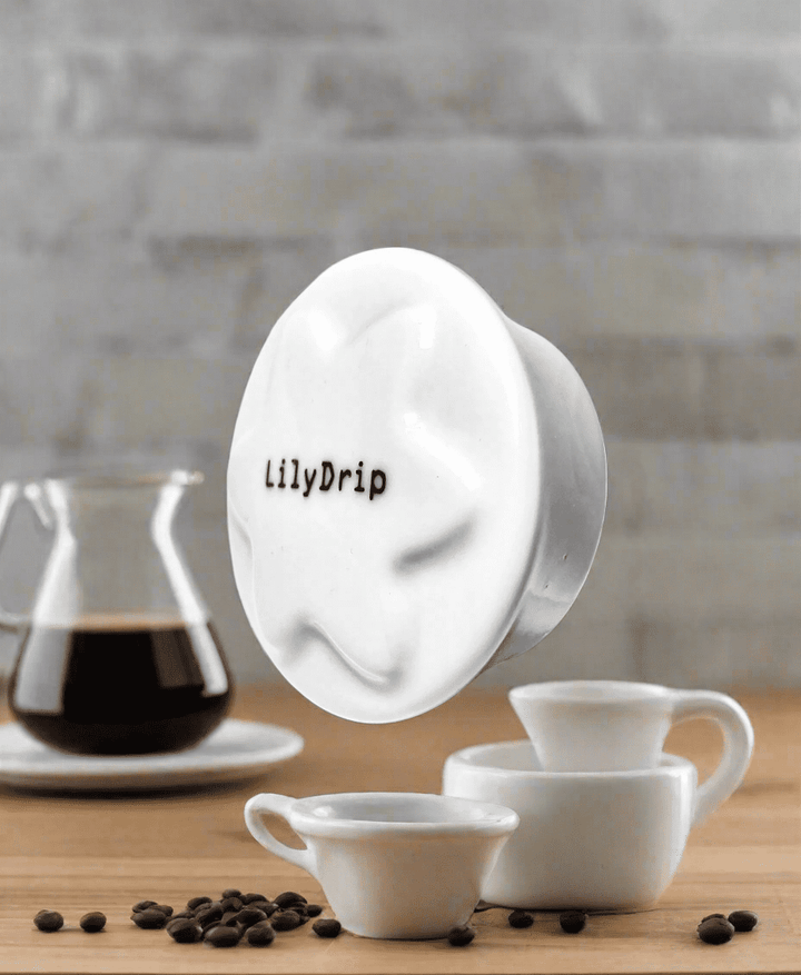 LOTOS‑C Ceramic Basket‑Filter Adapter for Chemex — Coffee brewing tool, [material], LilyDrip USA