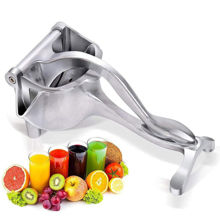Manual Juice Squeezer Aluminum Alloy Hand Pressure Juicer Pomegranate Orange Lemon Sugar Cane Juice Kitchen Fruit Tool Fruit Juicer Manual Juicer Instant Juicer Orange Juicer Steel Handle Juicer