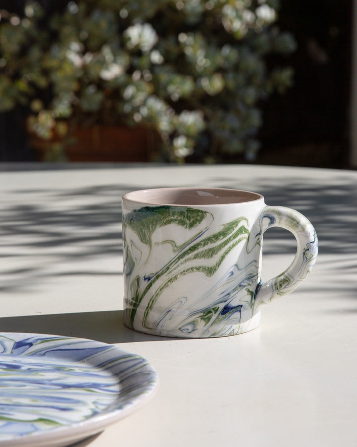 Marbled Ocean Mug