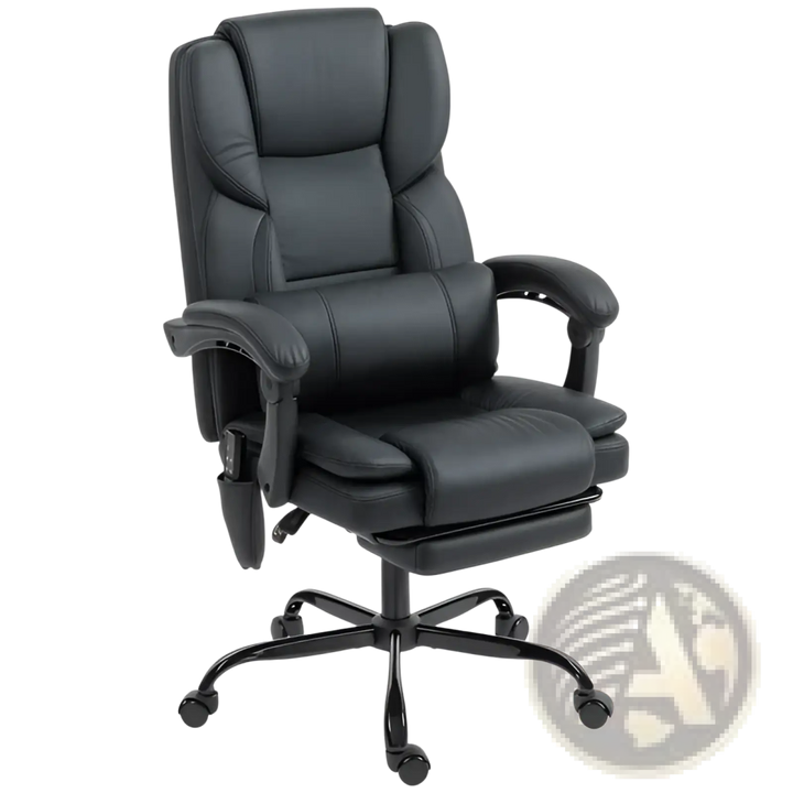 Massage Office Chair with Footrest and High Back