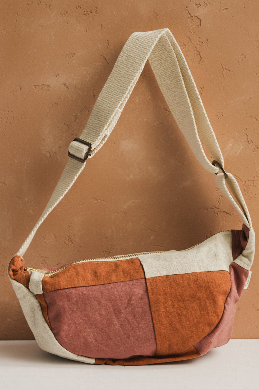 Upcycled Patchwork Crossbody Bag