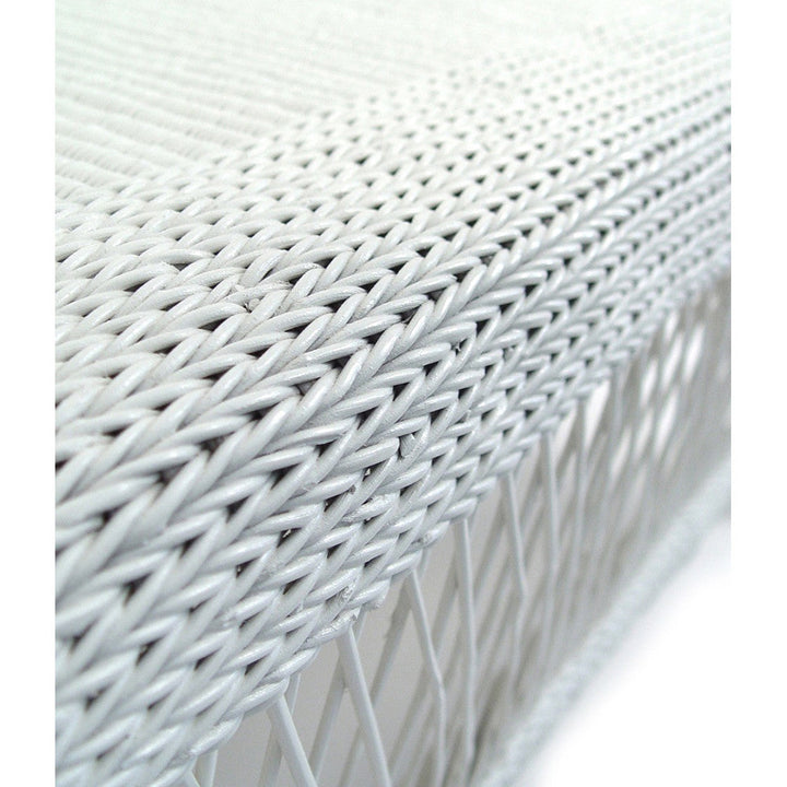 Malawi Cane Loveseat - White
