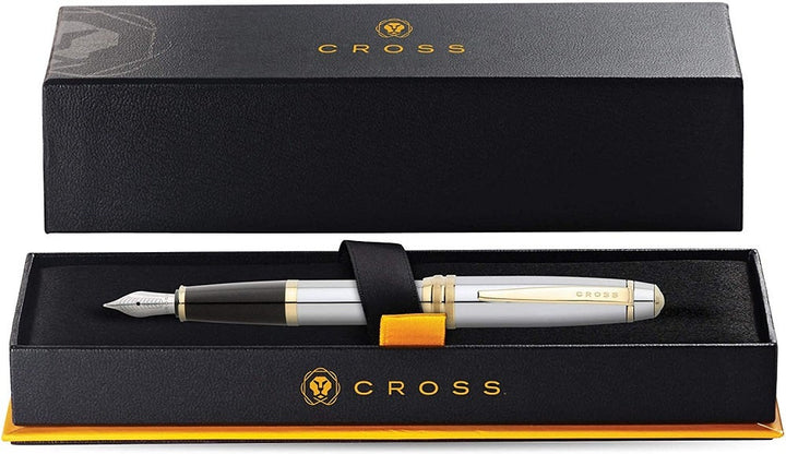 Bailey™ Medalist® Stainless Steel Medium Nib Fountain Pen
