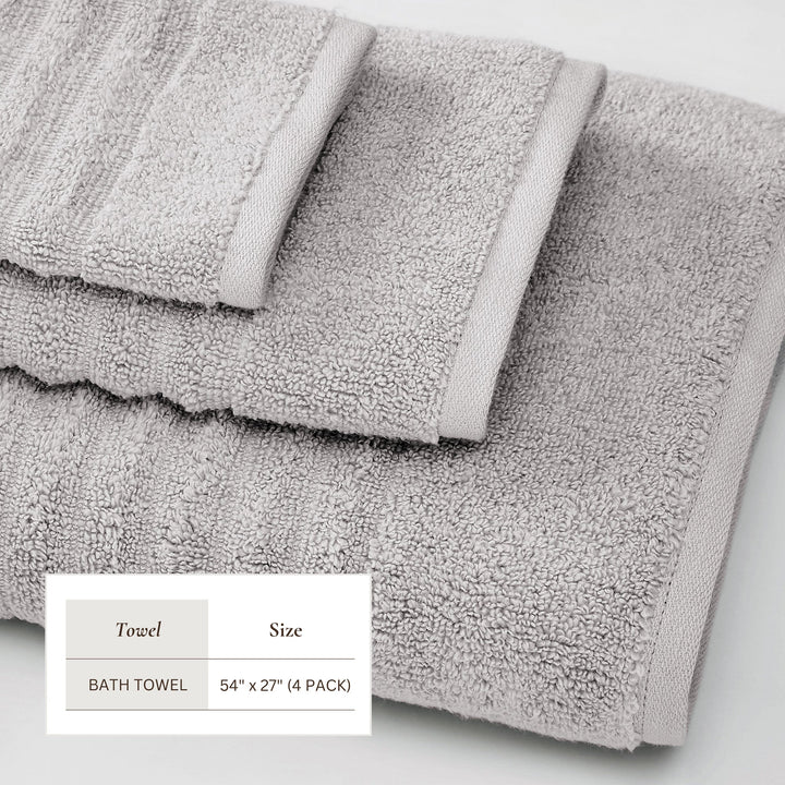 Luxury Combed Cotton Bath Towel Set - Karina Collection