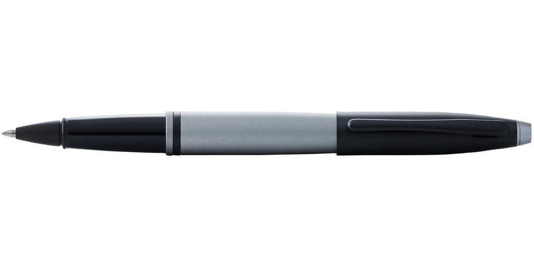 Calais™ Matte Gray and Black Lacquer Rollerball Pen