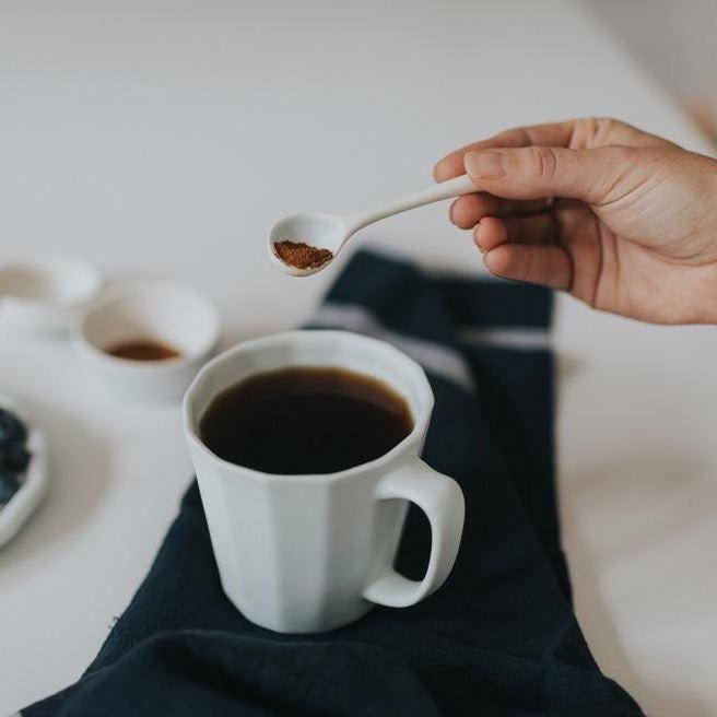 Monday Mug - Handmade Porcelain Coffee Cup — Coffee & Tea Cups, [material], Ember Collective