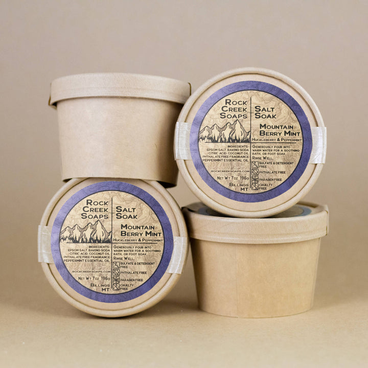 Mountain Berry Mint - Salt Soak