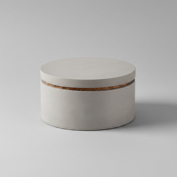 Concrete Classic Salt & Spice Cellar: Gray