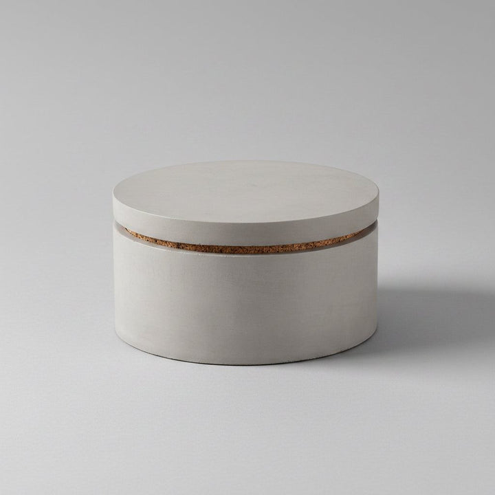 Concrete Classic Salt & Spice Cellar: Gray — Serveware, [material], Port Living Co.