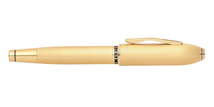 Peerless™ 23KT Heavy Gold Plate with Gold Plated Appointments and Swarovski Crystal Rollerball Pen