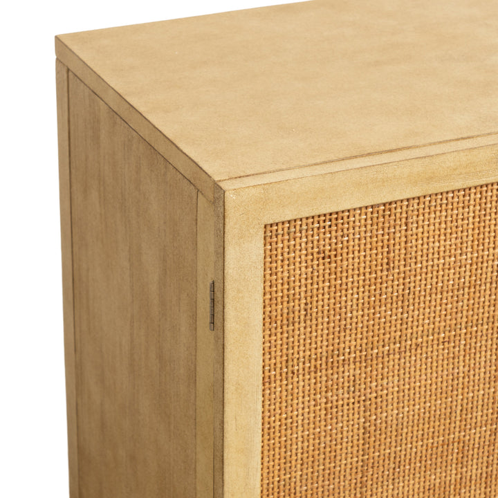 Ori Rattan Accent Floor Cabinet
