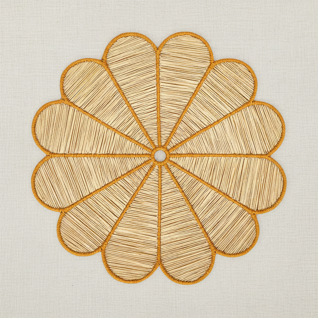 Clover Handwoven Iraca Placemat