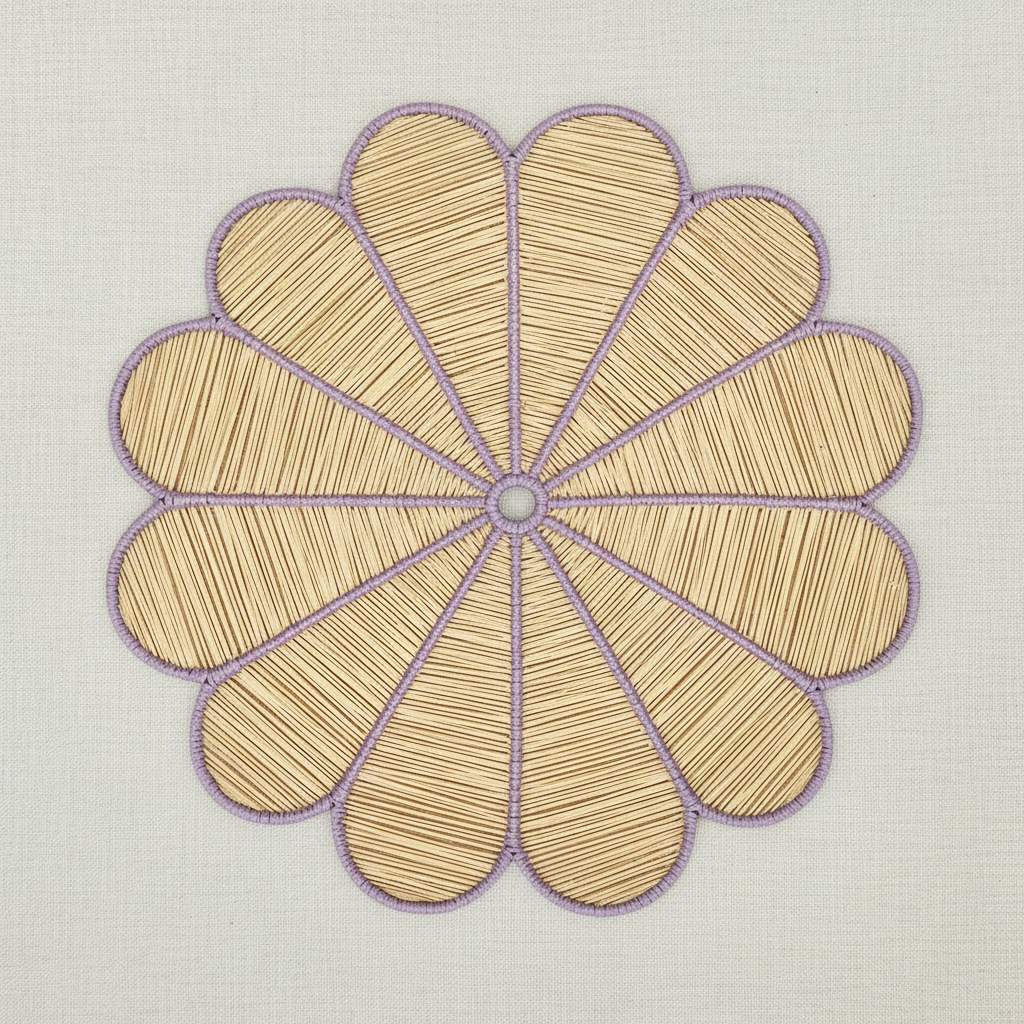 Clover Handwoven Iraca Placemat