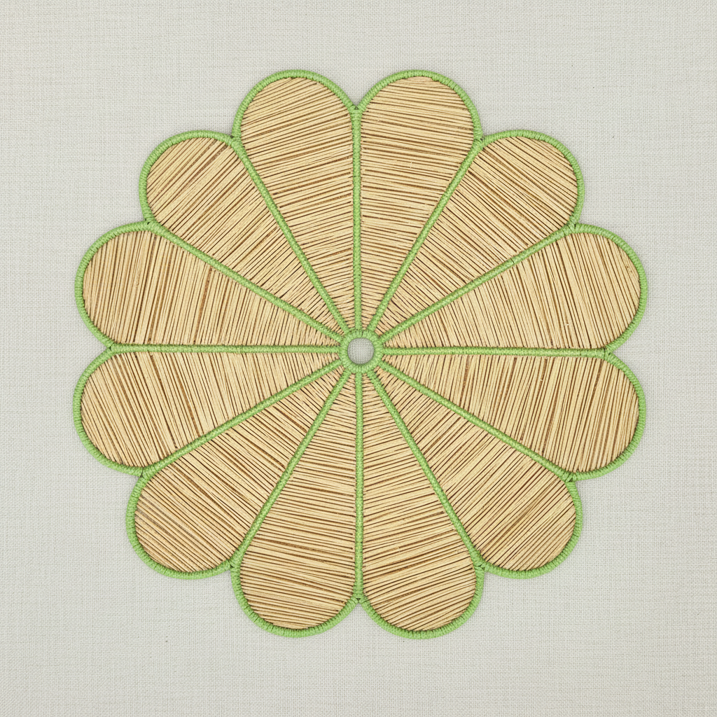 Clover Handwoven Iraca Placemat