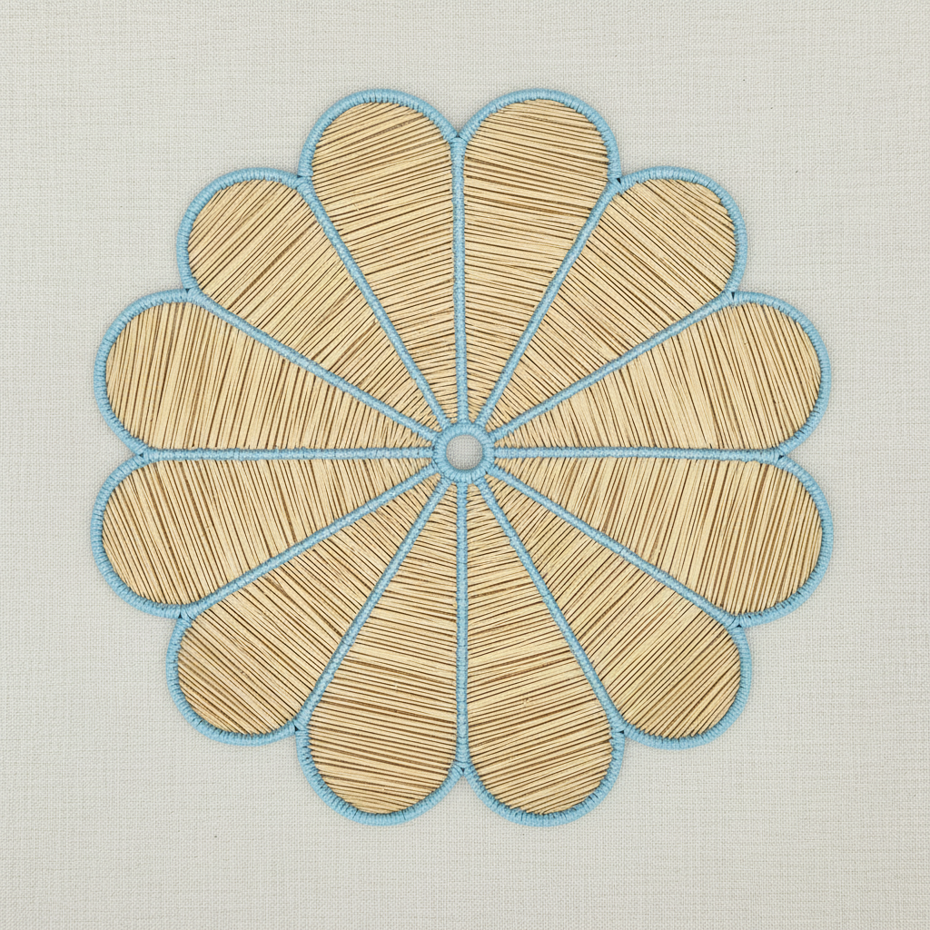 Clover Handwoven Iraca Placemat
