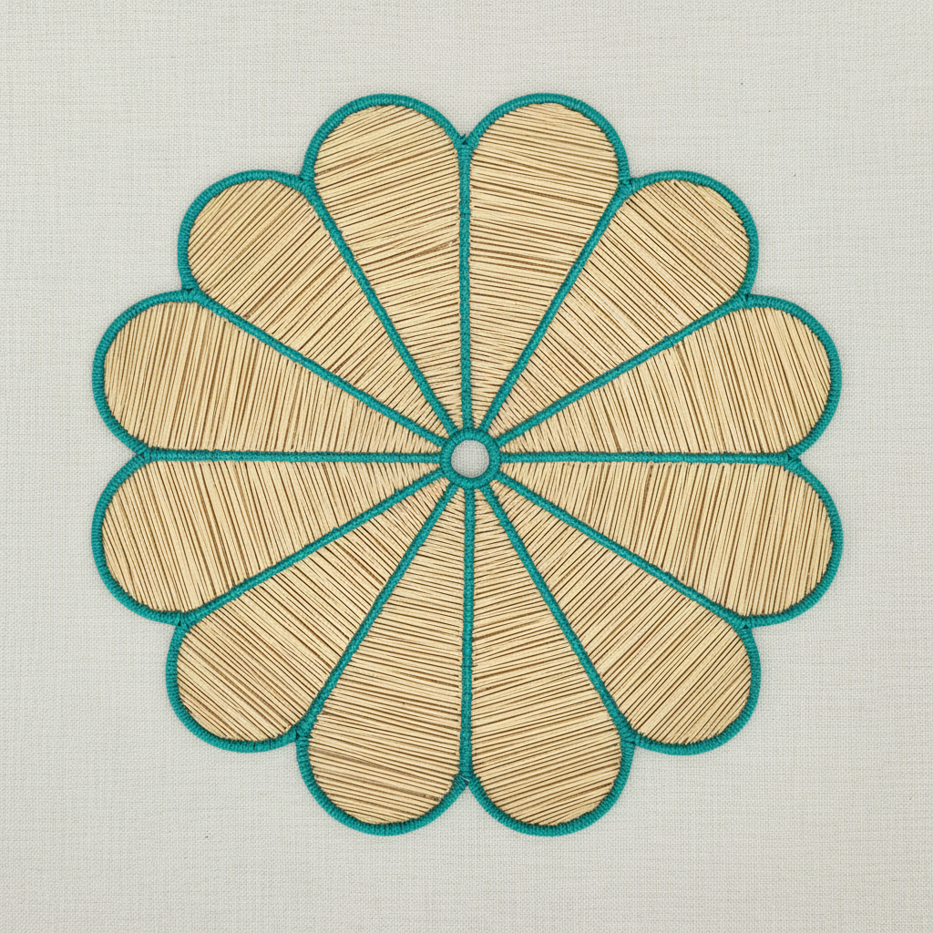 Clover Handwoven Iraca Placemat