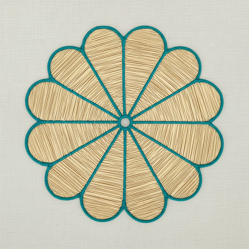 Clover Handwoven Iraca Placemat